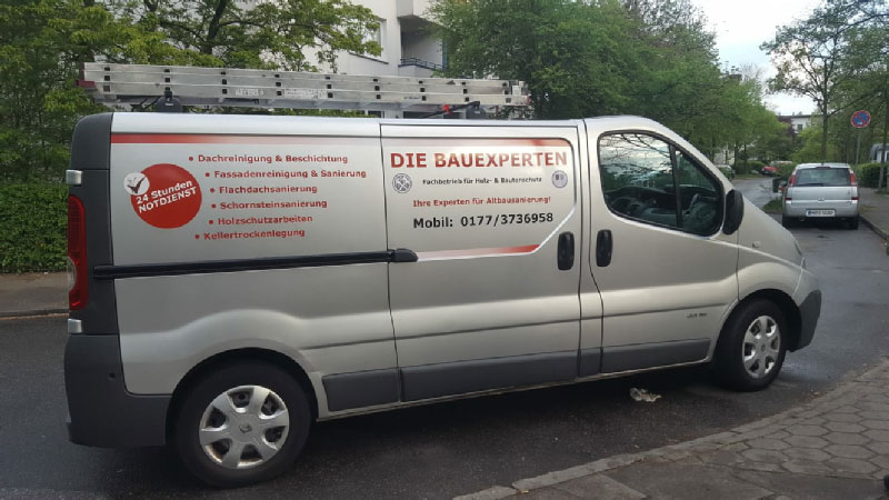 Die Bauexperten-Fahrzeug